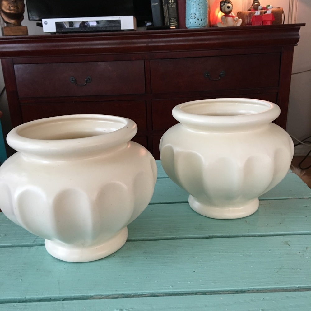 Twin Haeger Vases